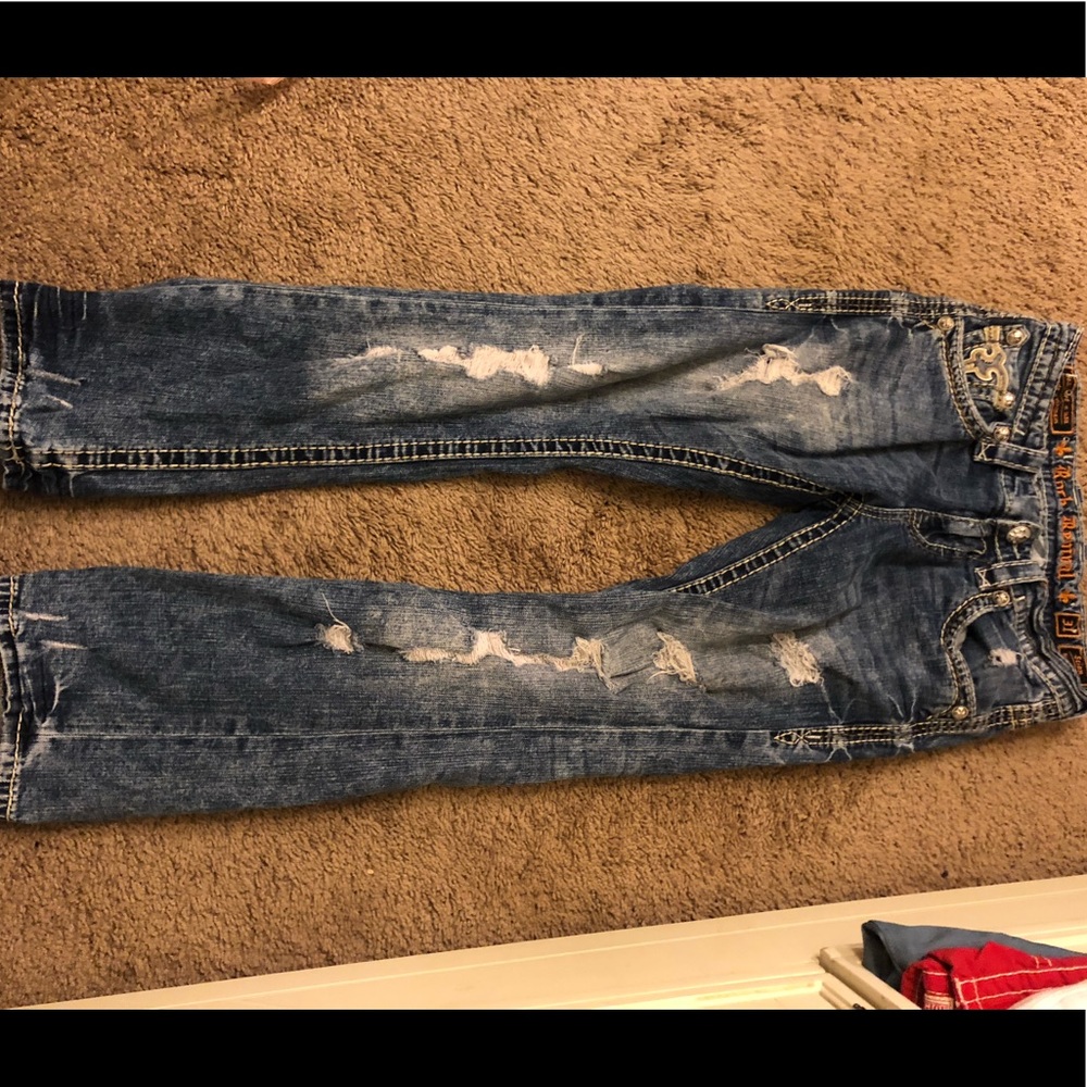 Men Rock Revival Jeans